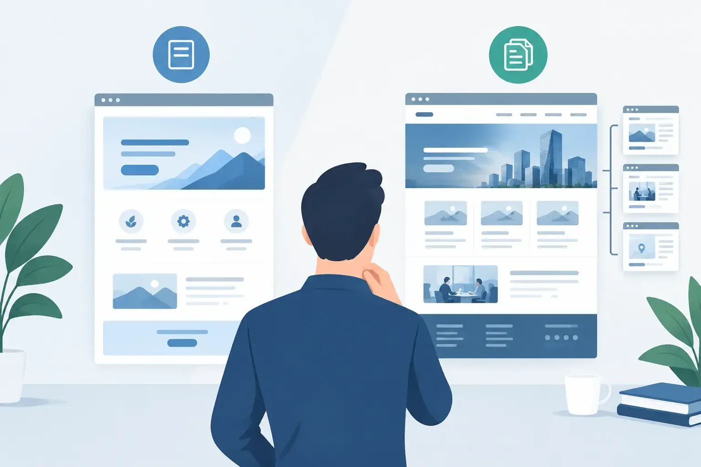 Onepager oder Unternehmenswebsite: was passt?